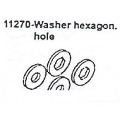 11270 Washer Hexagon Hole 2PCS