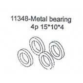 11348 Metal Bearing 4PCS 15x10x4