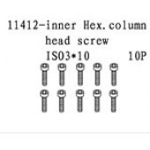 11412 Inner Hex. Column Head Screw ISO3*10