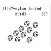 11447 Nylon Locked Nut M3