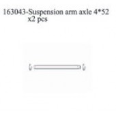 163043 Suspension Arm Axle 4*52.5