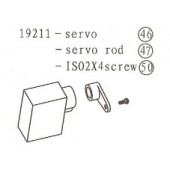 19211 Servo / Servo Rod / ISO 2x4 Screw