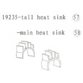 19235 Tail Heat Sink / Main Heat Sink