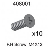 408001 F.H Screw M4*12