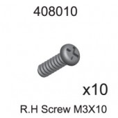 408010 R.H Screw M3*10
