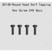 85148 Round Head Self Tapping Hex Screw 2*6