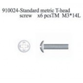 910024 Standard Metric T-Head Screw M3*14L