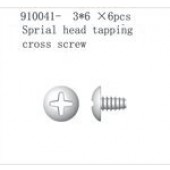 910041 Spiral Crossing Screw TT3*6