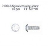 910043 Spiral Crossing Screw M3*10