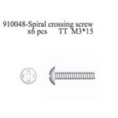 910048 Spiral Crossing Screw M3*15