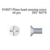 910057 Plane Head Crossing Screw M3*8
