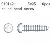 910142 Round Head Tine Tail Tapping Cross Screw 5*25