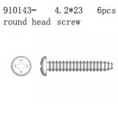 910143 Round Head Tine Tail Tapping Cross Screw 4.2*23