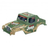 H33 1:10 Off Road Jeep Body- Green