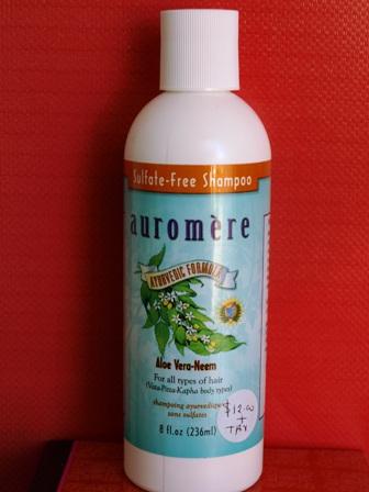 Auromere sulfate free shampoo