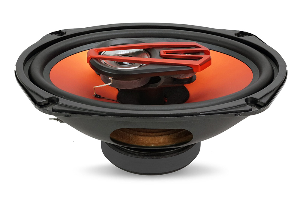 Q693 | 6”x9” 3-way Full Range Speakers, 300W, 4ohms, Pair