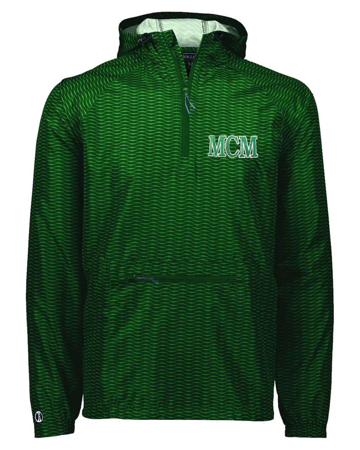MCM Fighting Cougars Packable Quarter Zip Jacket - Forest