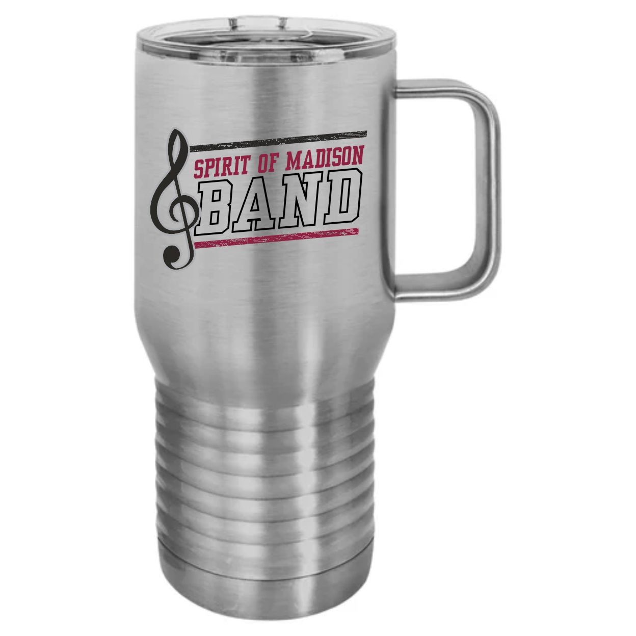 Spirit of Madison 20oz Tumbler with Handle - Stainless Steel