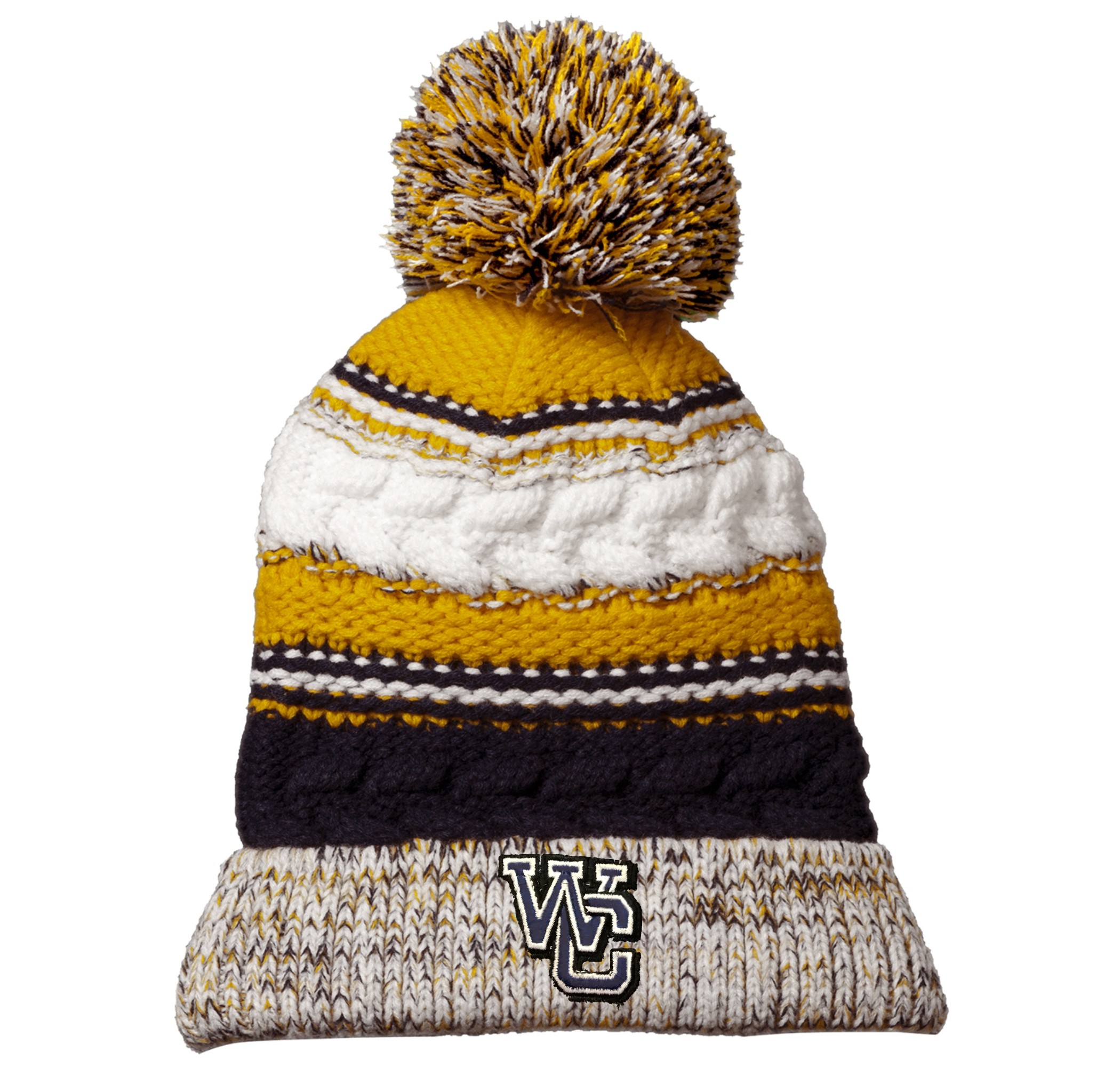 WC Knitted Hat - Gold
