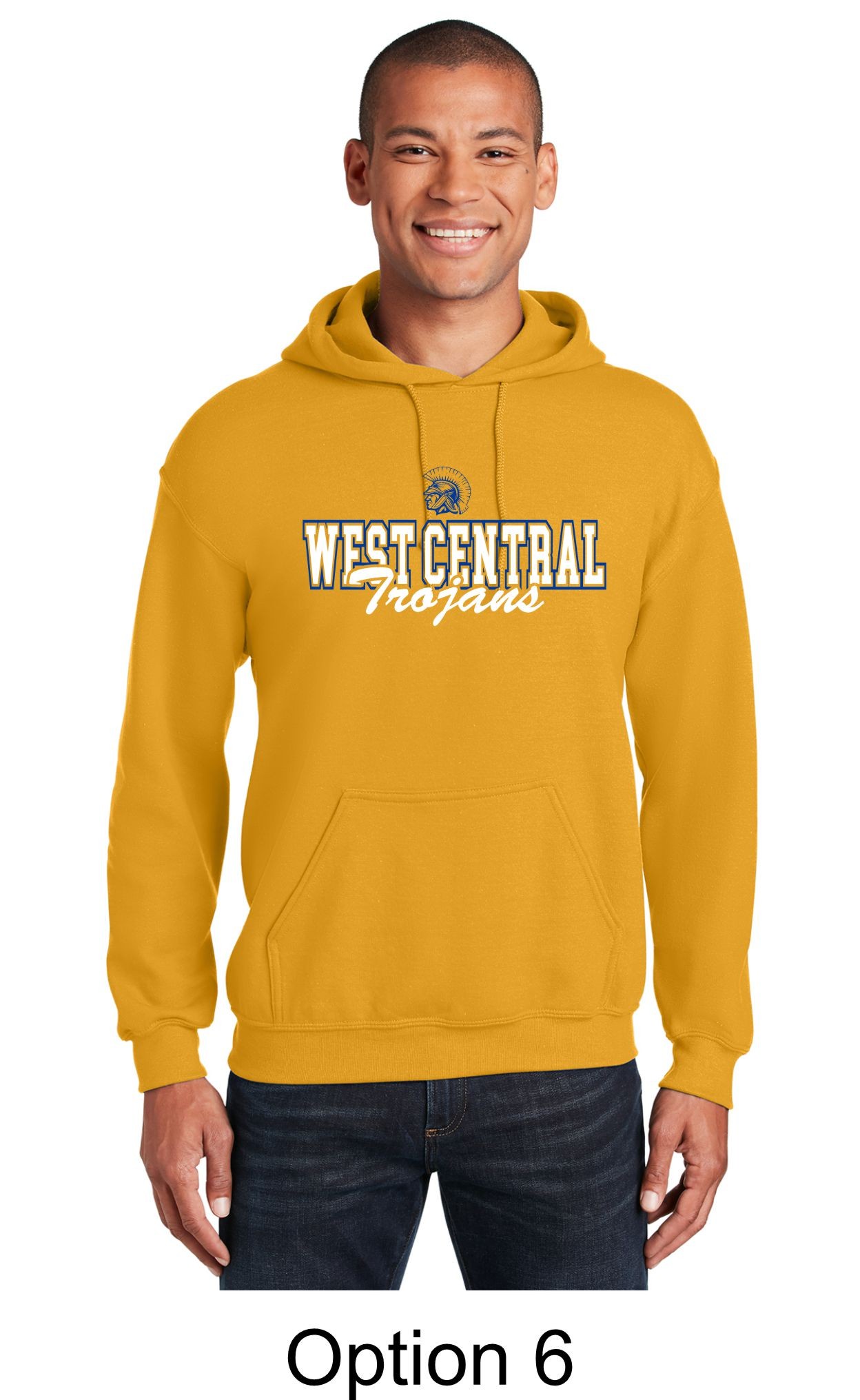 West Central Customizable Hoodie - Gold