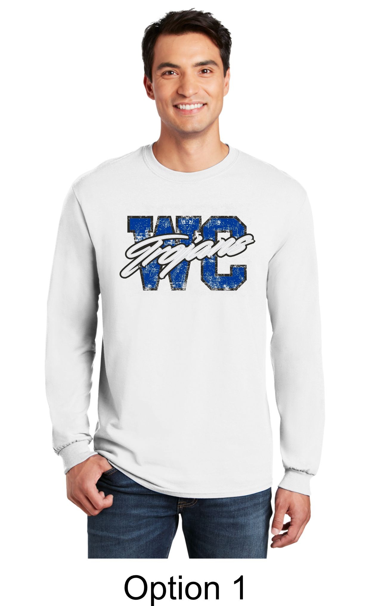West Central Customizable Long Sleeve - White