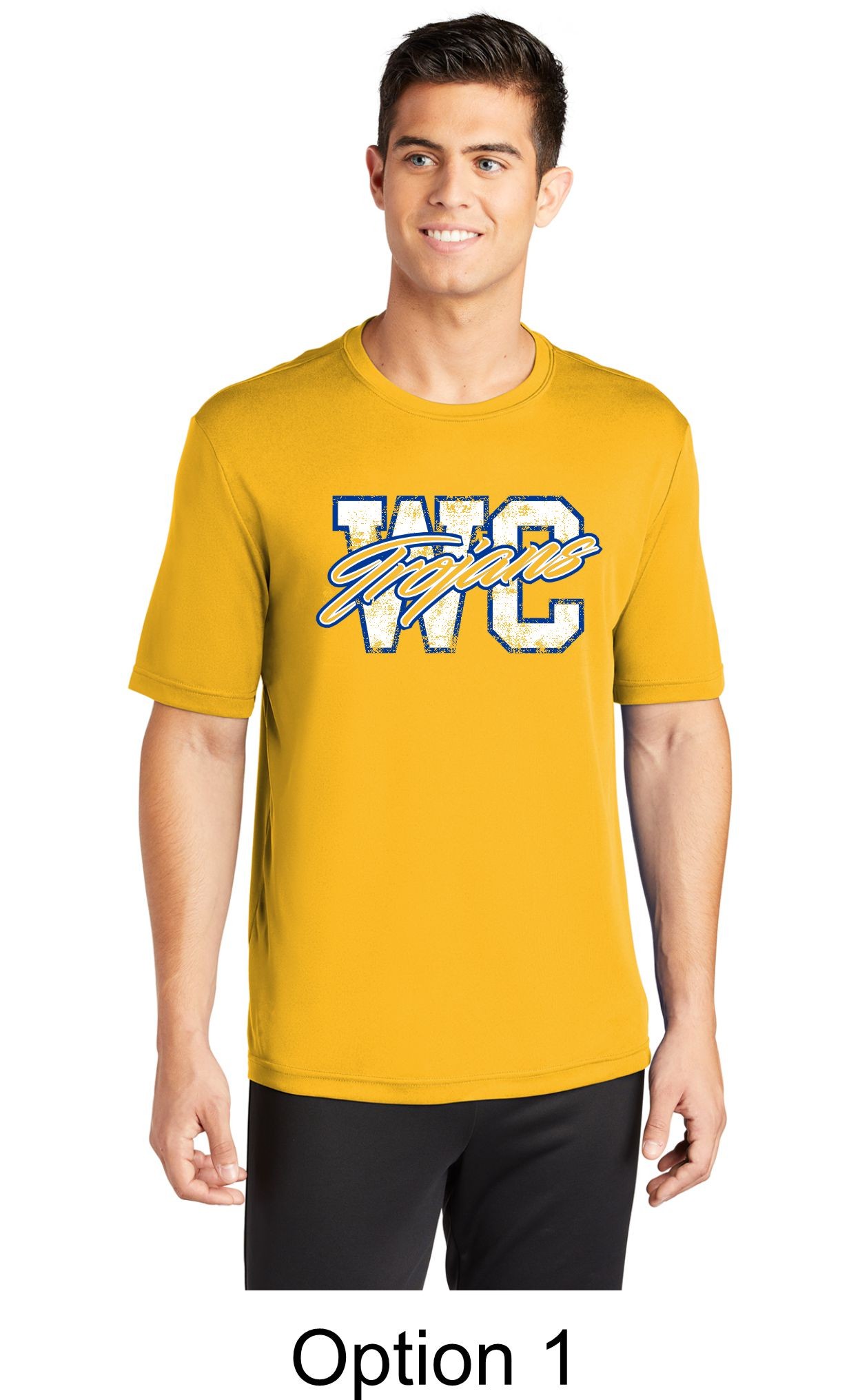 West Central Customizable Dri-Fit T-Shirt - Gold