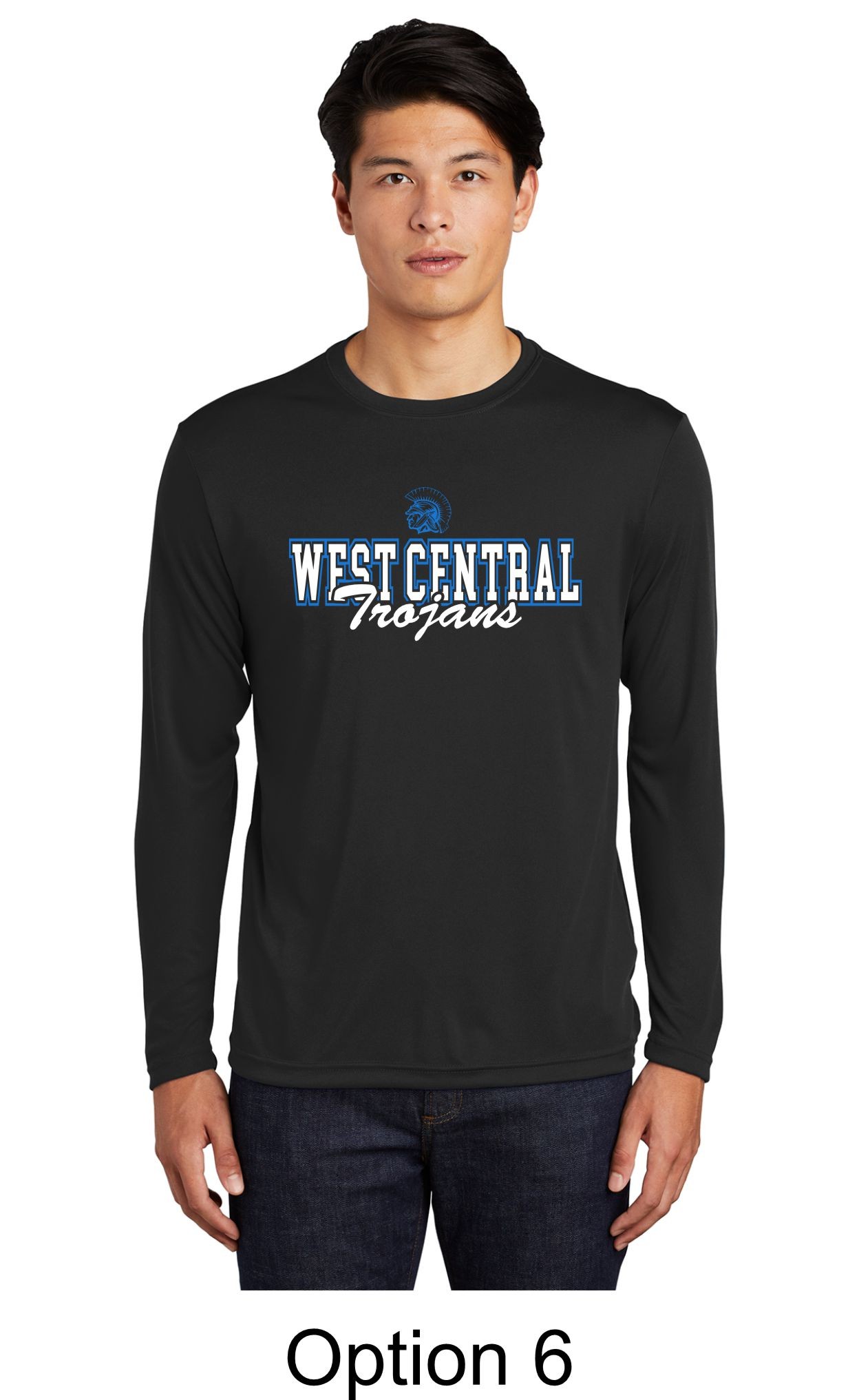 West Central Customizable Dri-Fit Long Sleeve - Black