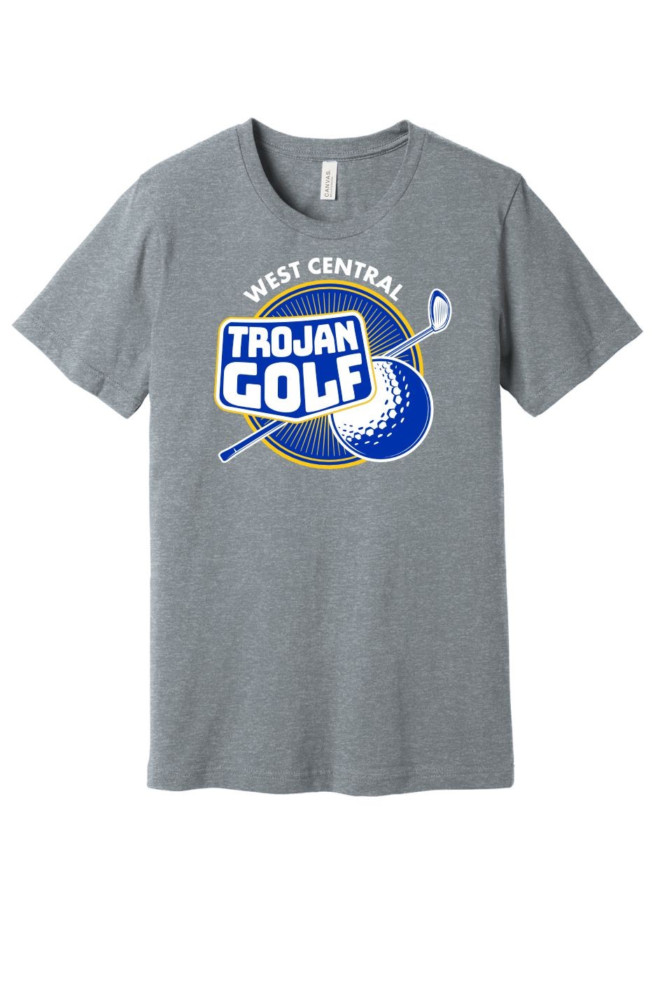 WC Golf Ring Spun T-Shirt - Athletic Heather