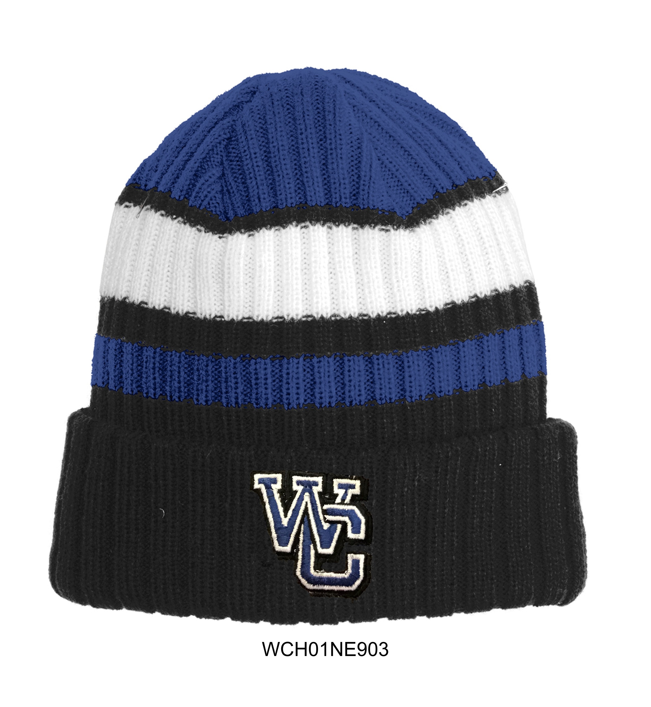 WC Knitted Ribbed Tailgate Beanie