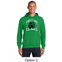 MCM Fighting Cougars Customizable Hoodie - Irish Green