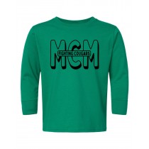 Toddler MCM Fighting Cougars Long Sleeve - Kelly
