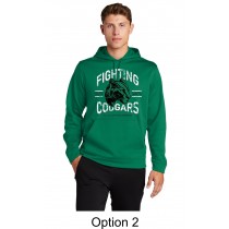 MCM Fighting Cougars Customizable Dri-Fit Hoodie - Kelly Green