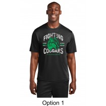 MCM Fighting Cougars Customizable Dri-Fit T-Shirt - Black
