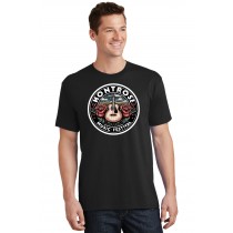 Tall Montrose Music Festival Round Logo T-Shirt - Black