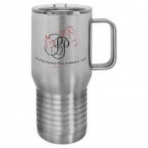 Performance Plus Arabians 20oz Tumbler With Handle - Stainless Steel