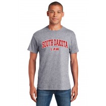 USD South Dakota Law Ring Spun T-Shirt - Grey
