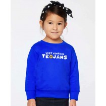 Toddler West Central Trojans Crewneck Sweater - Royal