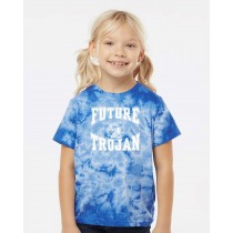 Toddler West Central Future Trojan Crystal Dye T-Shirt - Royal